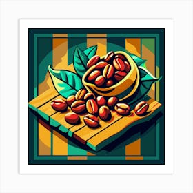 Coffee Beans 1 Art Print