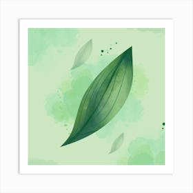 Watercolor Leaf 5 Art Print