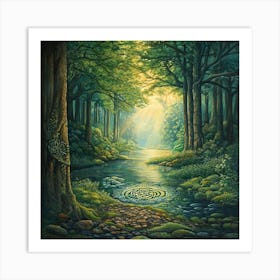 Shamanic Forest Art Print