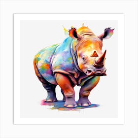 Rhino 5 Art Print