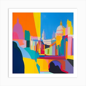Abstract Travel Collection London England 5 Art Print