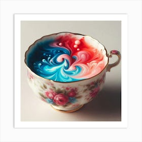 Tea Art 207 Art Print