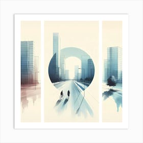 Cityscape 18 Art Print