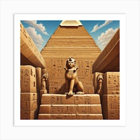 Egyptian Pyramid Art Print