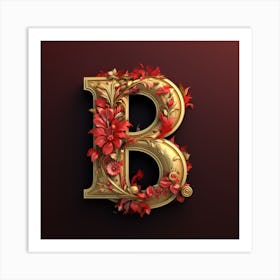 Letter B 7 Art Print