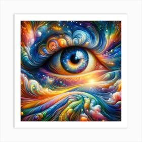 Psychedelic Eye 2 Art Print