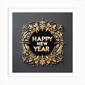 Happy New Year 104 Art Print