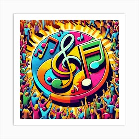 Music Notes 1 Art Print