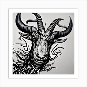 The goat knows what you’ve done Art Print