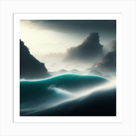 Ocean Waves Art Print