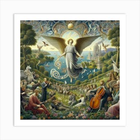 Angel Of Music Art Print