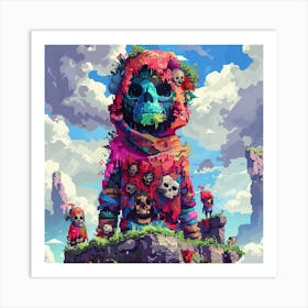 Skeletons In The Sky Art Print