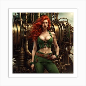 fire Woman Art Print