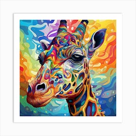 Giraffe 6 Art Print