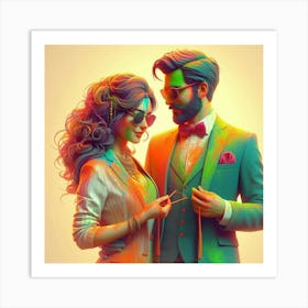 Sexy Couple Art Print