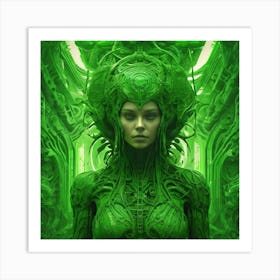 Alien Woman Art Print