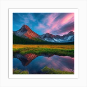 Mountain Dreamscape Art Print