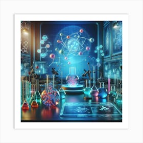 Chemistry Laboratory 4 Art Print