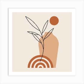 Plant In A Vase.Wall prints Art Print