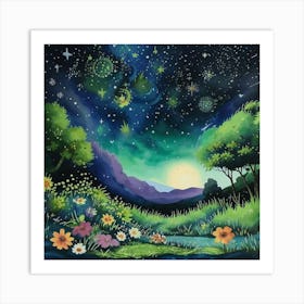 Night Sky Art Print