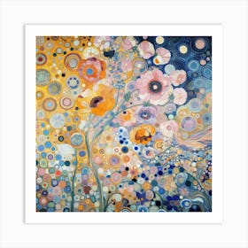 Flowers In The Garden Art Print