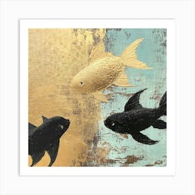 Gold Fish Art Art Print