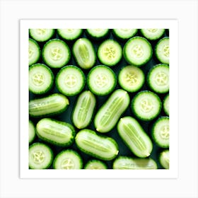 Cucumbers Art Print