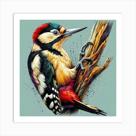 Woodpecker Art Print