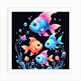 Fishes Art Print