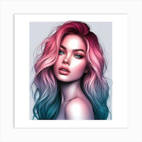 Portrait Of A Woman 3 Art Print