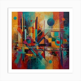 Abstract Painting 335 Art Print