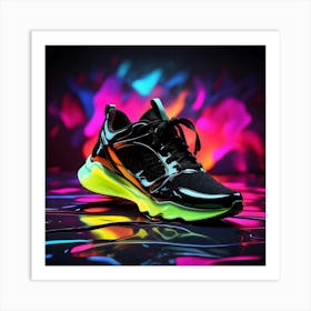 Glow In The Dark Sneakers 7 Art Print