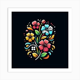 Floral Illustration Art Print