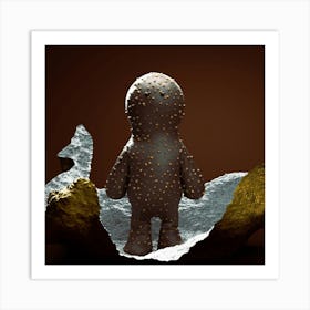 Chocolate Man Art Print