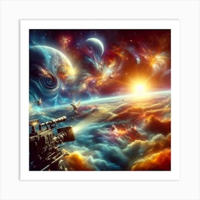 Space Camera Art Print