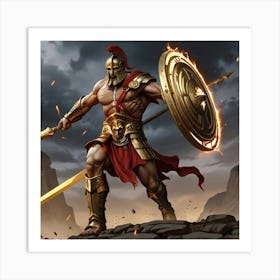 Spartan Warrior 6 Art Print