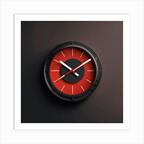 Clock That Moves (2) Art Print