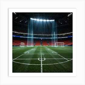 Soccer Stadium Art Print