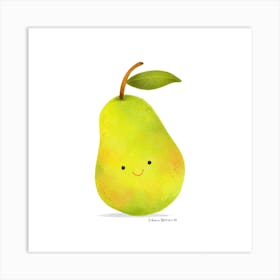 Happy Pear Art Print