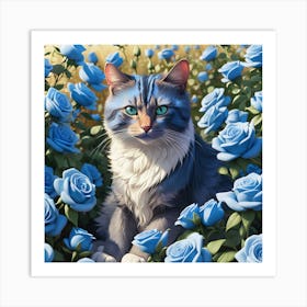 A (((Cat))) Wit 9563e167 53ce 484c 9dfa 1577f818bfed Art Print