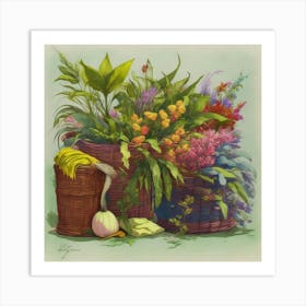 Flowers spring 1 Art Print