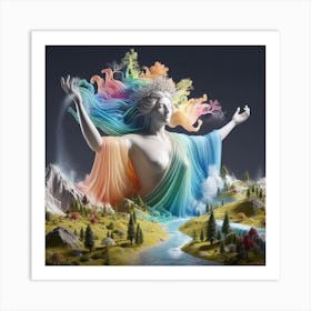 Earth Goddess 1 Art Print