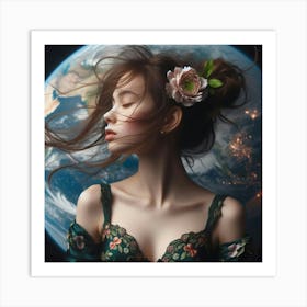 Earth Painting Art Print