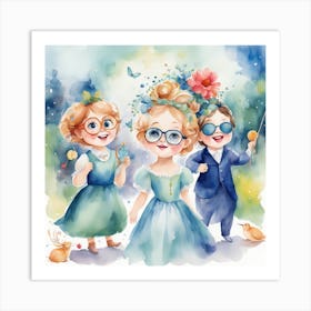 Children at the Opera Art Print