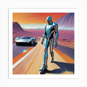 Futuristic Man 165 Art Print