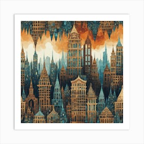 Cityscape 2 Art Print