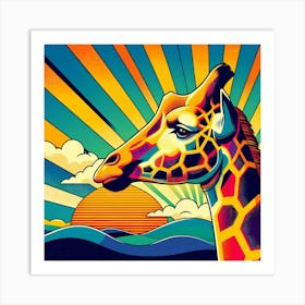 Giraffe 8 Art Print