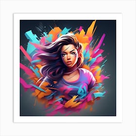 Digital Art Art Print