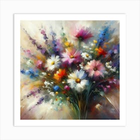 Flowers In A Vase 9 Art Print