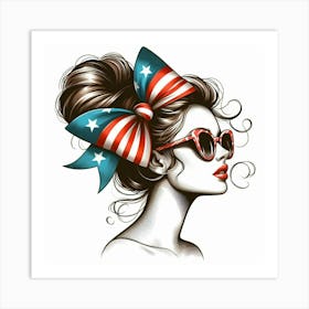 Fashionable woman 2 Art Print